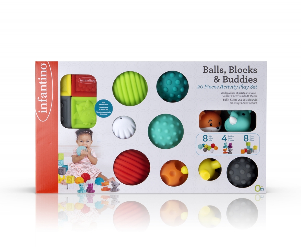 Sensory baby toy set, Infantino, 20 pieces