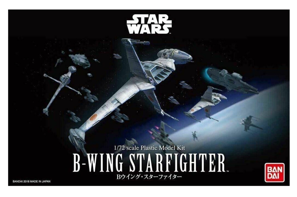 Building model, Revell, Star Wars, B-Wing Fighter easy-click, 105 parts
