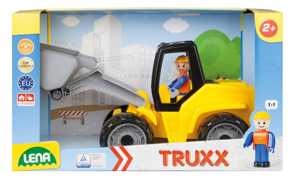 Toy cart, Lena, Bulldozer, Truxx 36 cm