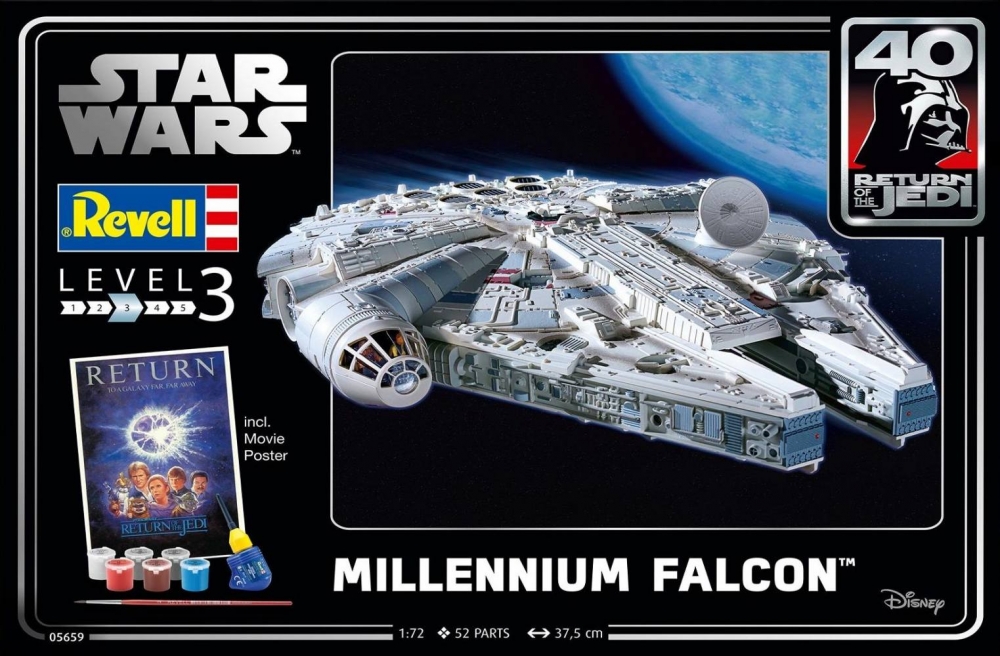 Revell Star Wars Millennium Falcon 52 Piece Building Model Kit