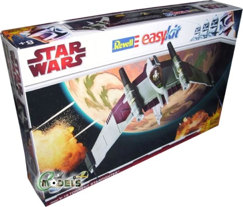 Revell Star Wars V-19 Torrent Starfighter Assembly Model, 30 Pieces