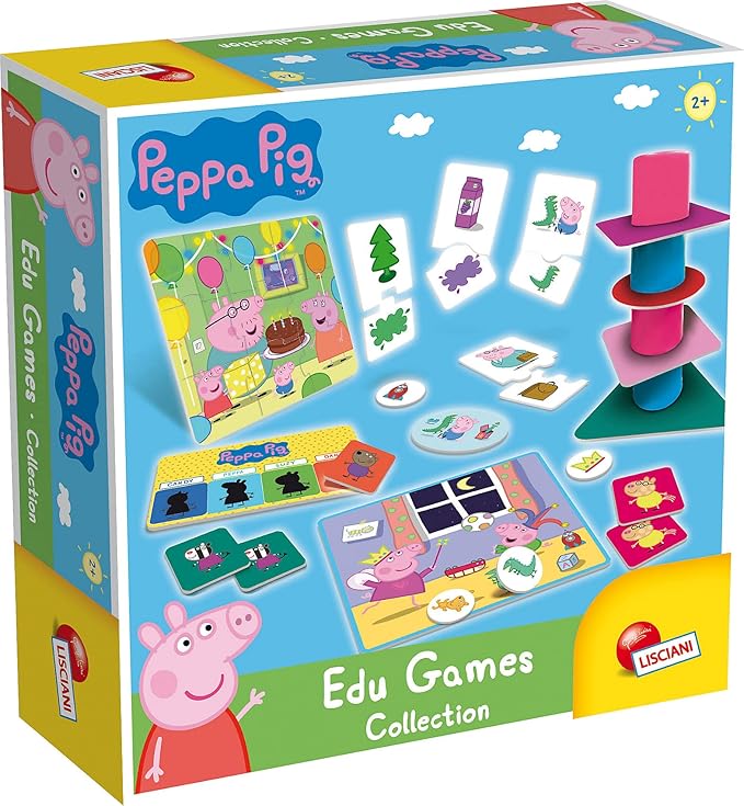 Educational game set, Lisciani, Peppa Pig