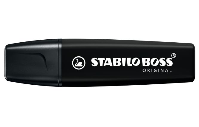 Text marker, Stabilo, Boss Original, Black