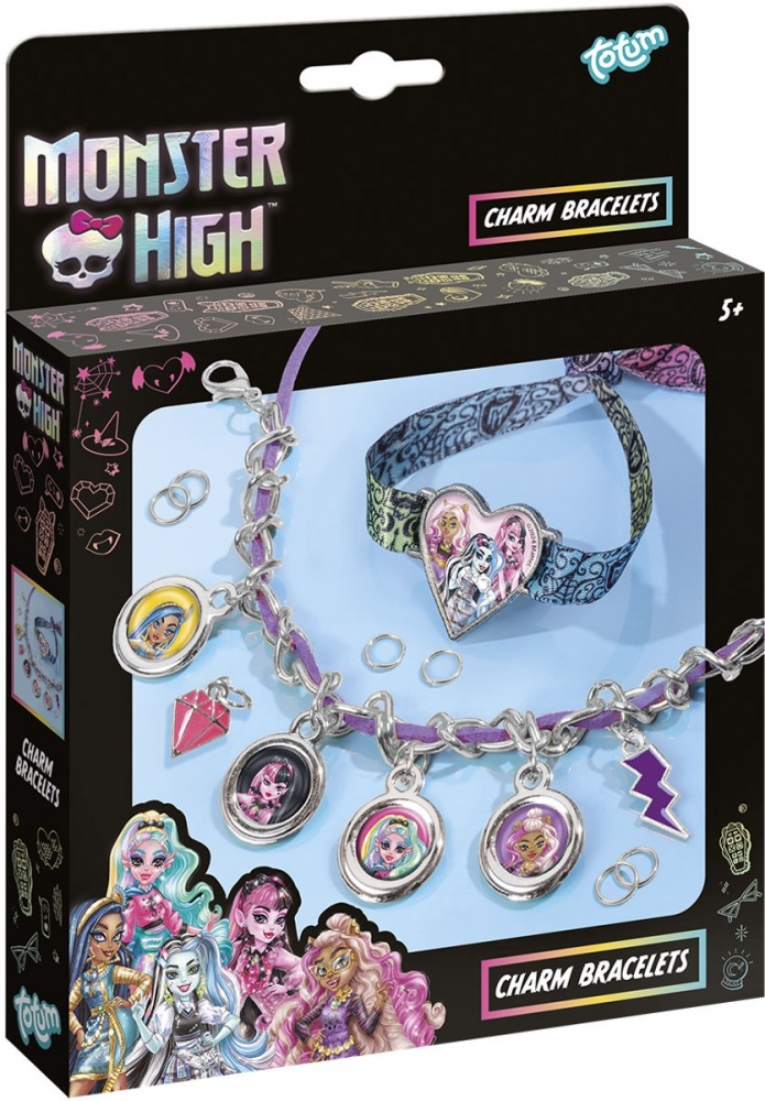Creative kit, Totum, Monster High, DIY bracelets