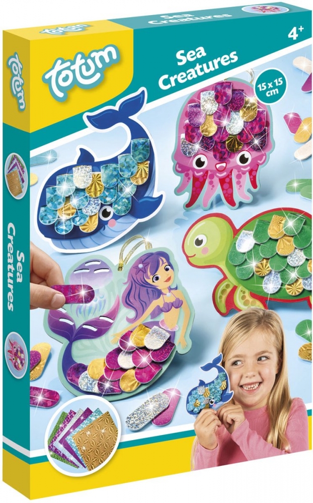 Creative kit, Totum, Decorate yourself, Aquatic animals