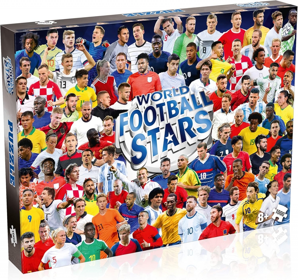 Puzzle, Winning Moves, World Football Stars, 1000 pieces