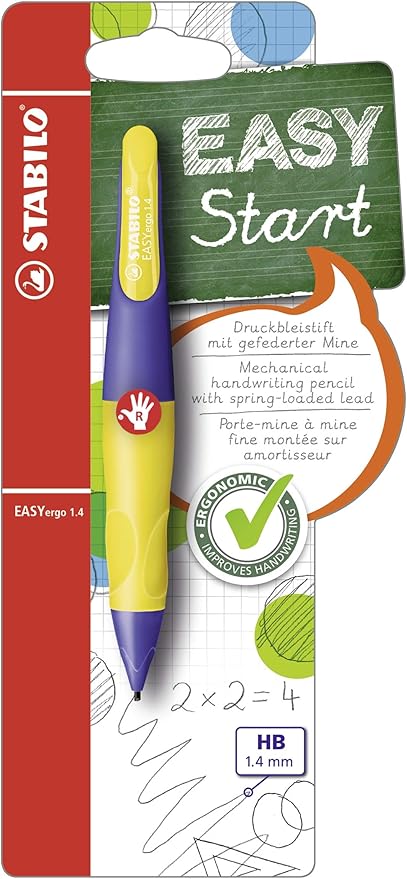 Ergonomic pencil, Stabilo, EASYergo 1.4 Start R, Right hand, Blister