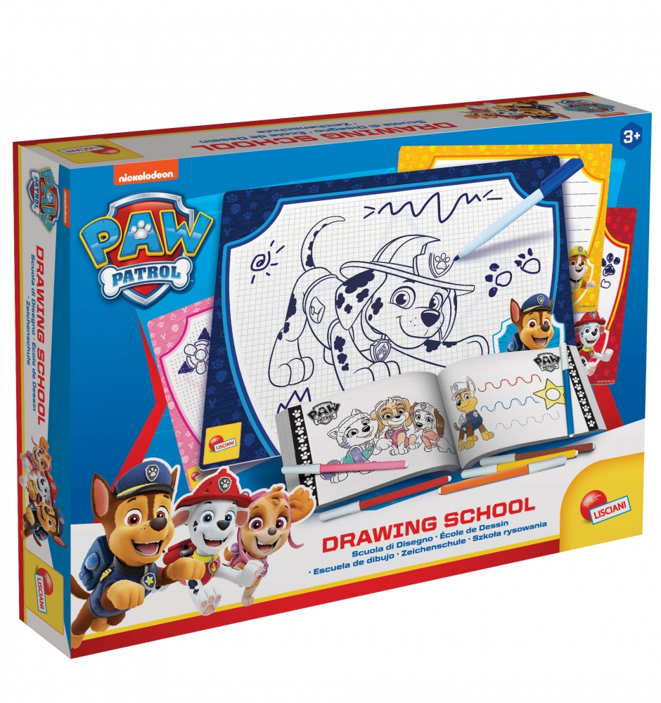 Creative set, Lisciani, Paw Patrol, Drawing school