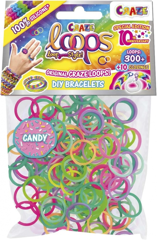 Creative kit, Craze, Loops, DIY bracelets, 300 pcs. rubber bands