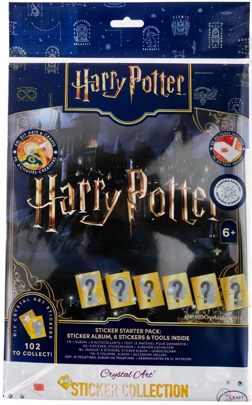 Diamond embroidery kit, Craft Buddy, Harry Potter Collector′s Album - starter pack with stickers