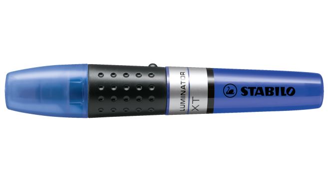 Text marker, Stabilo, Luminator, Blue