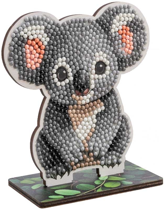 Diamond embroidery kit, Craft Buddy, Crystal Art Buddies, Koala, 7 pieces