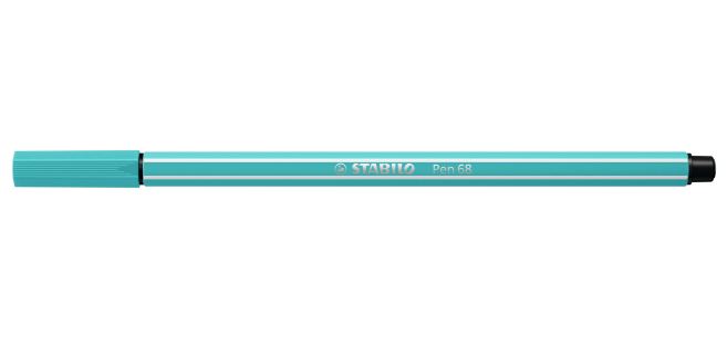 Felt tip pen, Stabilo, Pen 68, Light blue