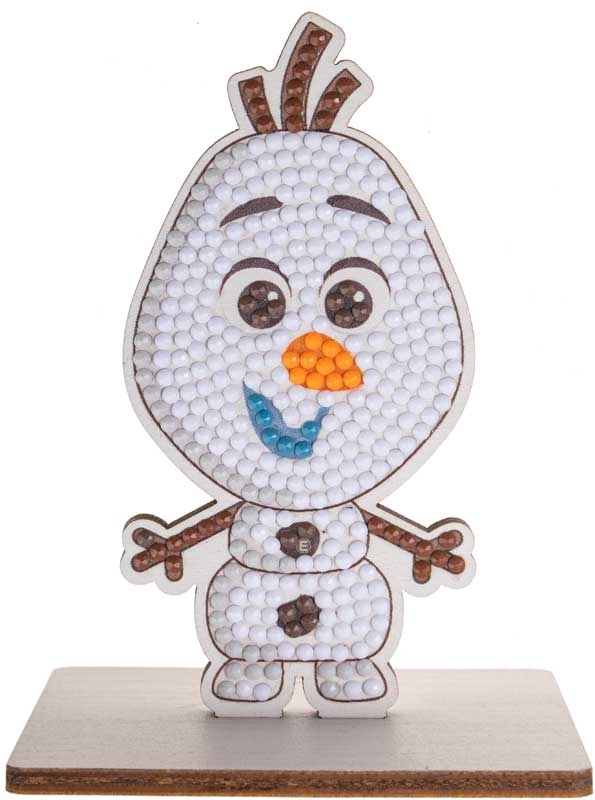 Diamond embroidery kit, Craft Buddy, Crystal Art Buddies, Olaf, 7 pieces