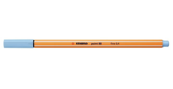 Fineliner, Stabilo, Point 88, Ice Blue