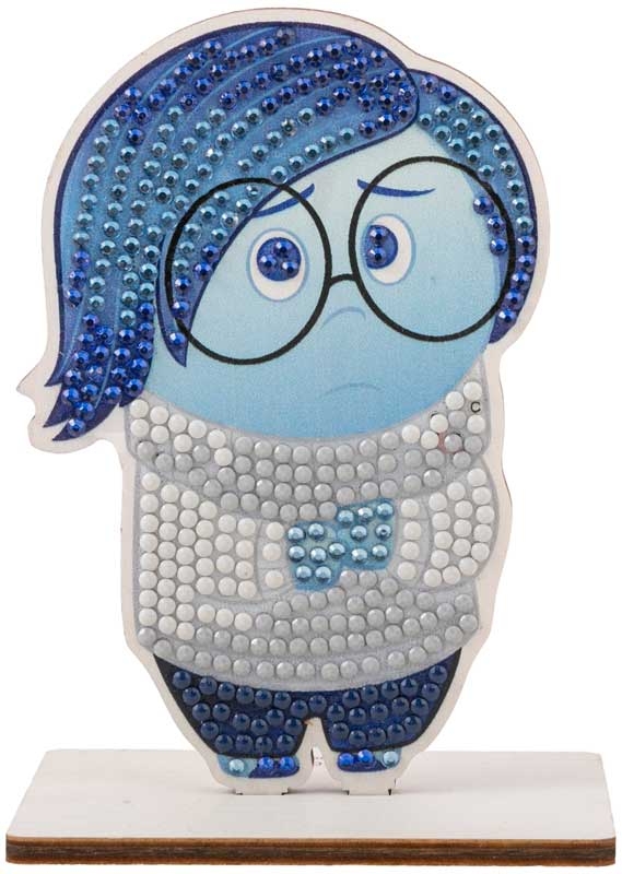 Diamond embroidery kit, Craft Buddy, Crystal Art Buddies, Sadness, 7 pieces