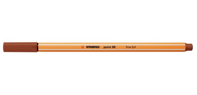 Fineliner, Stabilo, Point 88, Sanguine