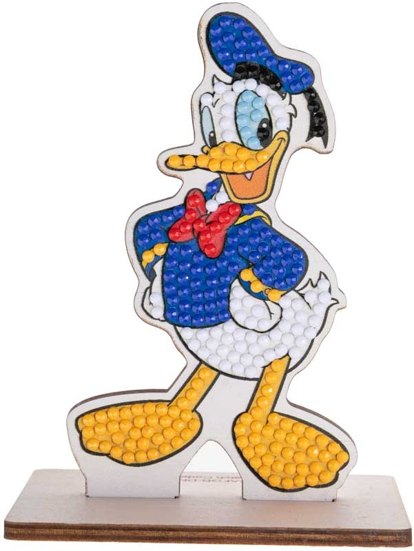 Diamond embroidery kit, Craft Buddy, Crystal Art Buddies, Doanld Duck, 7 pieces
