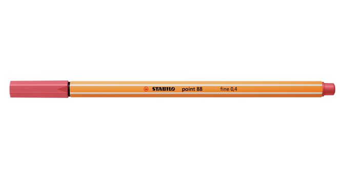 Fineliner, Stabilo, Point 88, Rust red