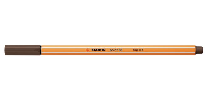 Fineliner, Stabilo, Point 88, Umber
