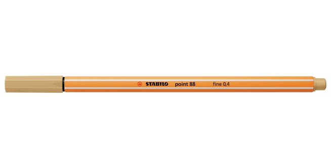Fineliner, Stabilo, Point 88, Light ochre