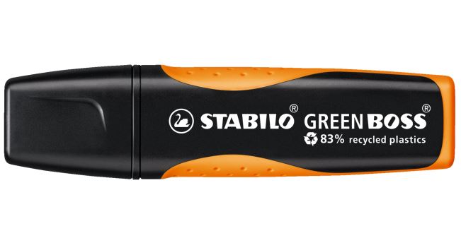 Text marker, Stabilo, Green Boss, Orange