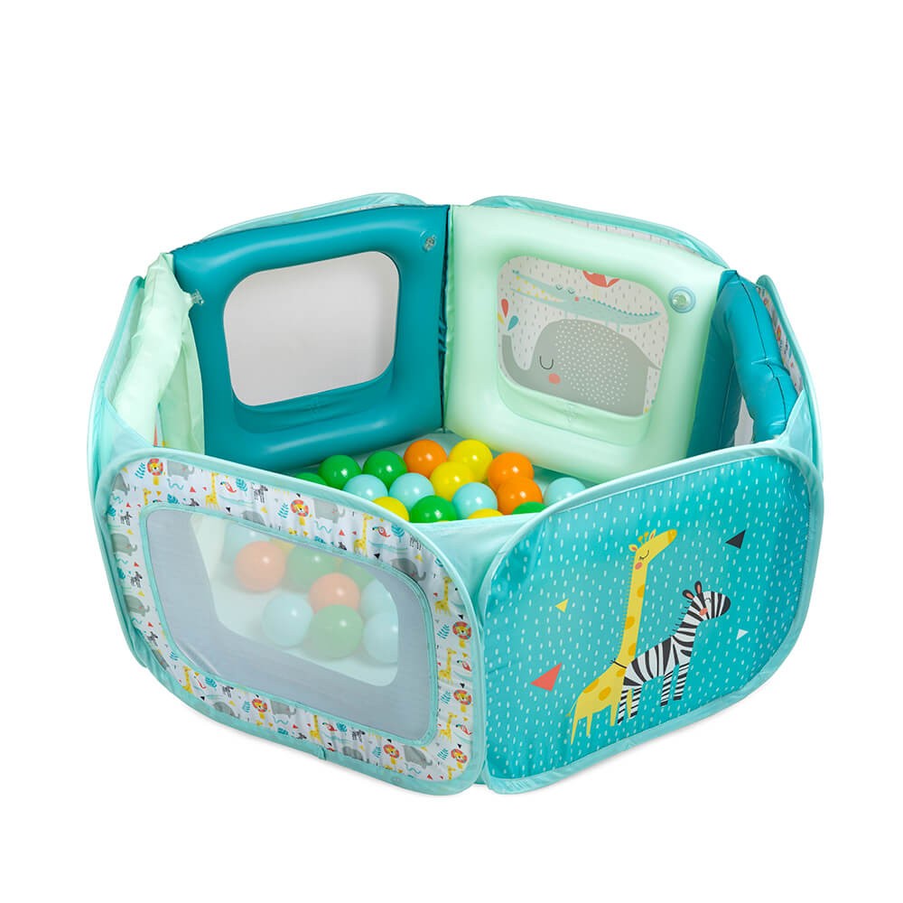 Baby play area, Eurekakids, Jungle and ball pool, 41 x 93 x 93 cm