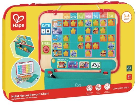 Educational planner, Hape, daily habits and tasks