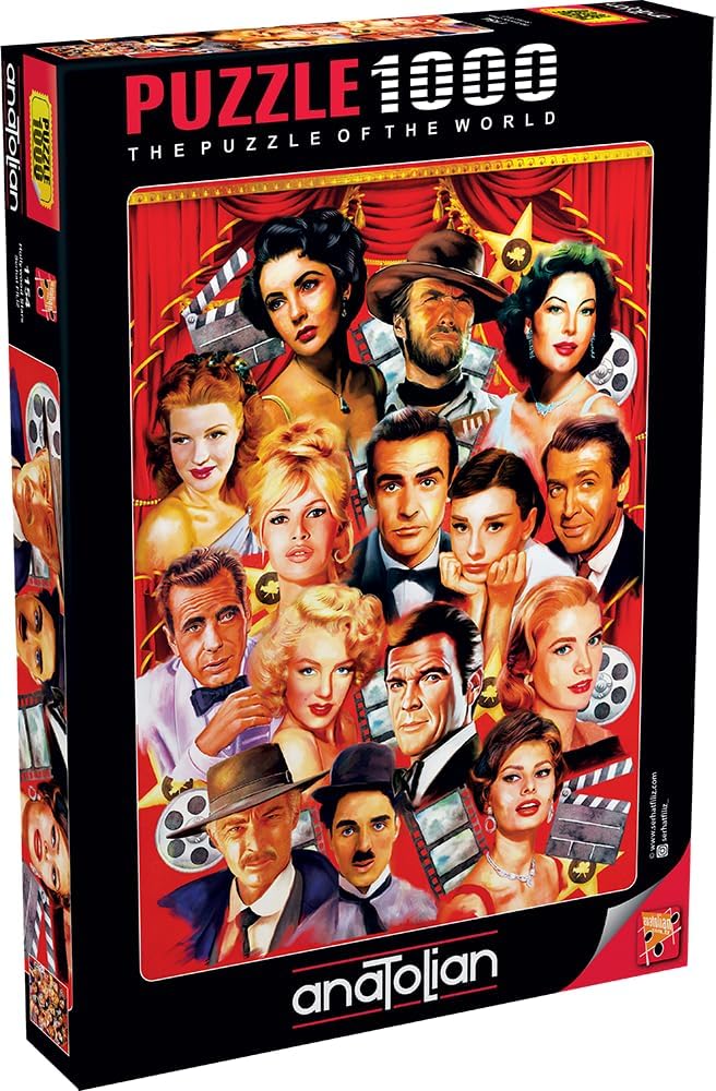 Puzzle, Anatolian, Hollywood stars, 1000 pieces
