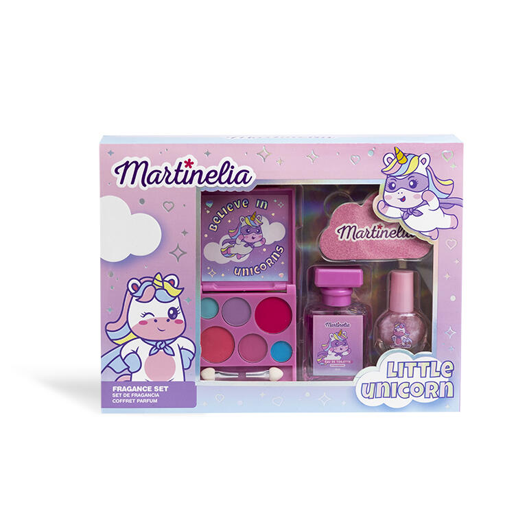 Beauty set with make-up and eau de toilette, Little Unicorn, 3 pieces