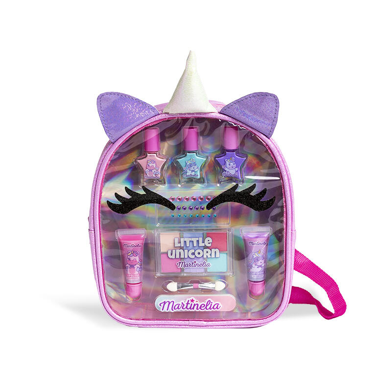 Cosmetic bag, Martinelia, Small unicorn, 9 pieces