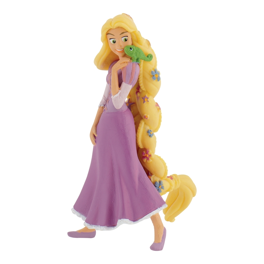 Collectible figure, Walt Disney, Bullyland, Rapunzel with flowers