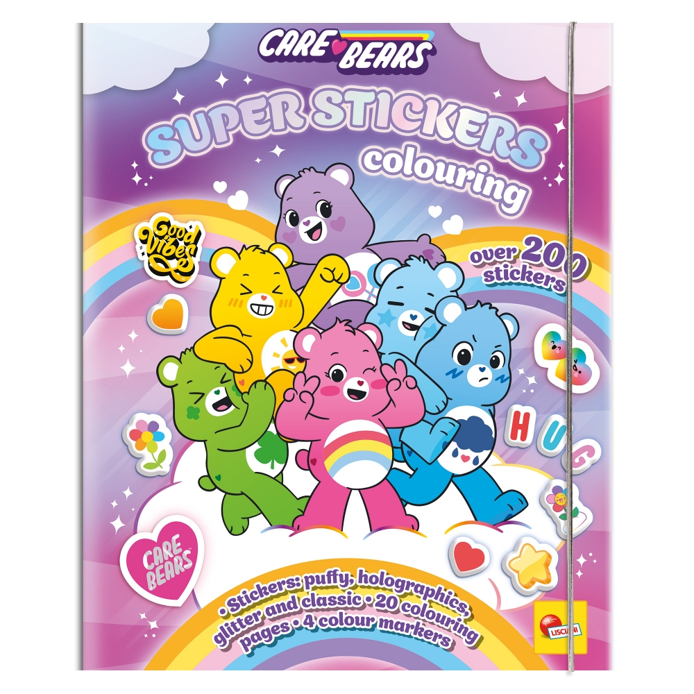 Creative set, Lisciani, Care Bears, Coloring book with stickers