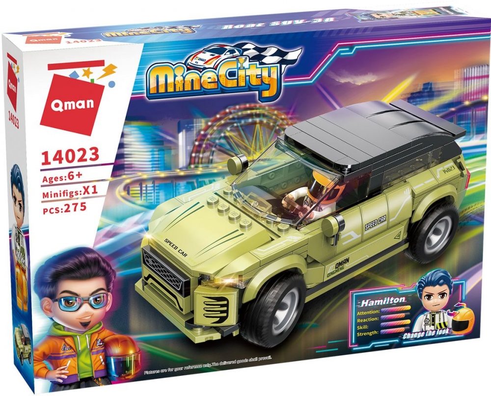 Constructor, Qman, MineCity, Car Roar suv-38, 275 parts