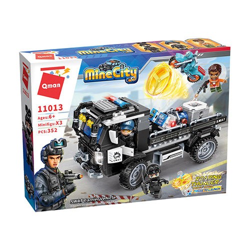 Constructor, Qman, Police armored truck, 352 parts