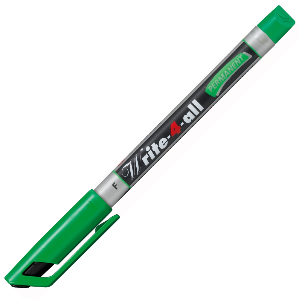 Permanent marker, Stabilo, Write-4-All, Fine F, Green