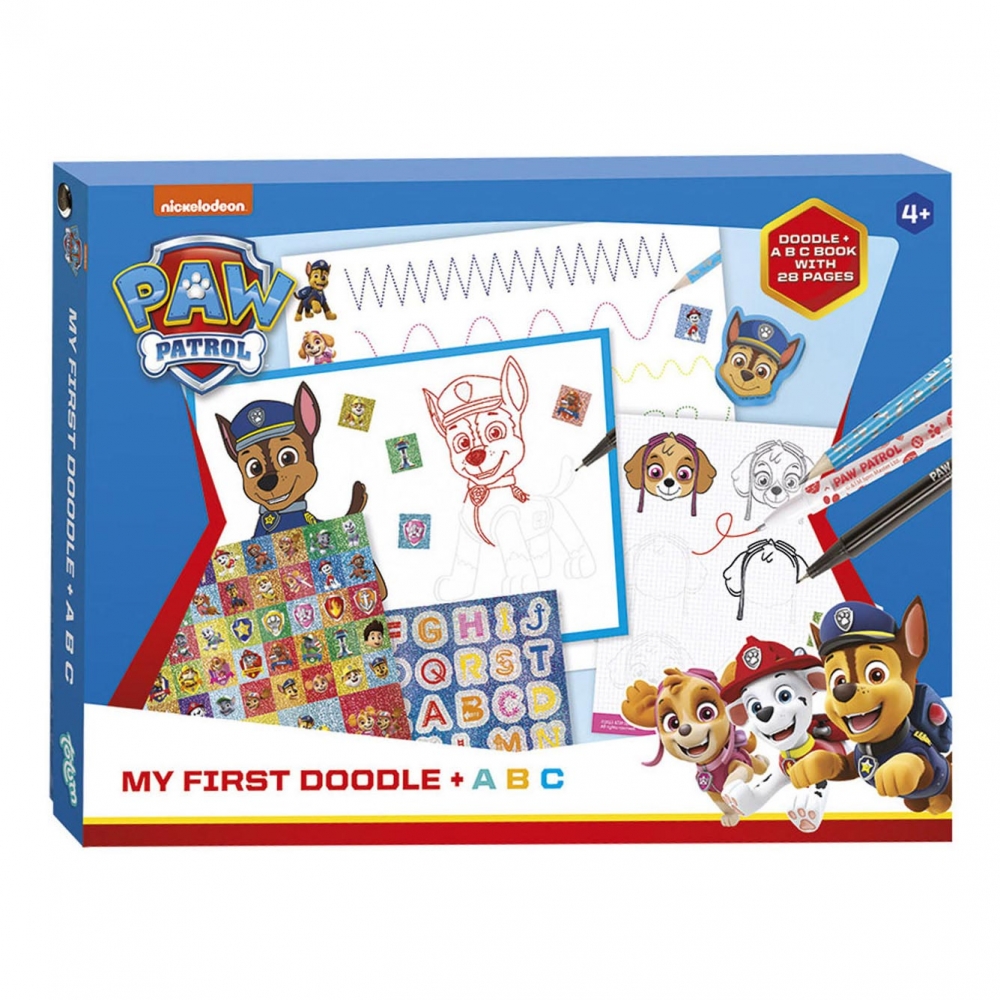 Educational set, Totum, My first doodle + Learn to write ABC, Paw Patrol