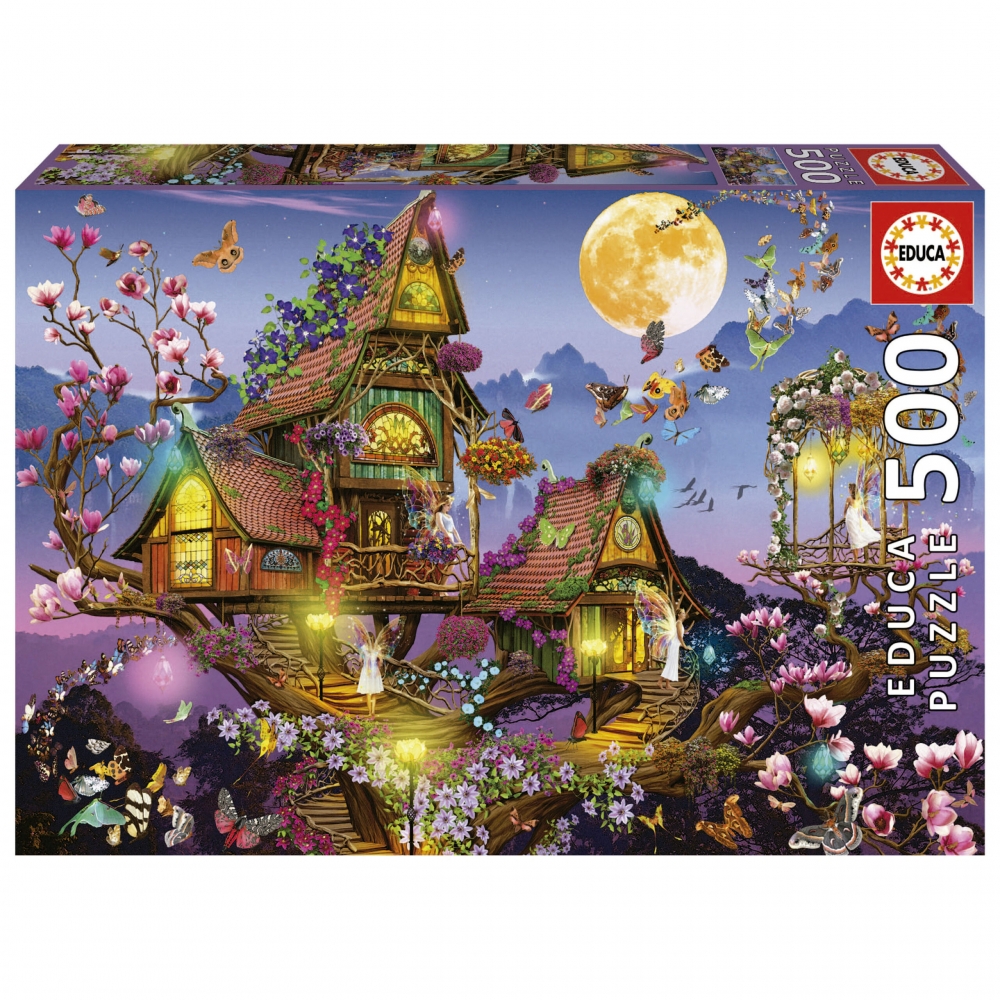 Puzzle, Educa, Fairytale House, 500 pieces