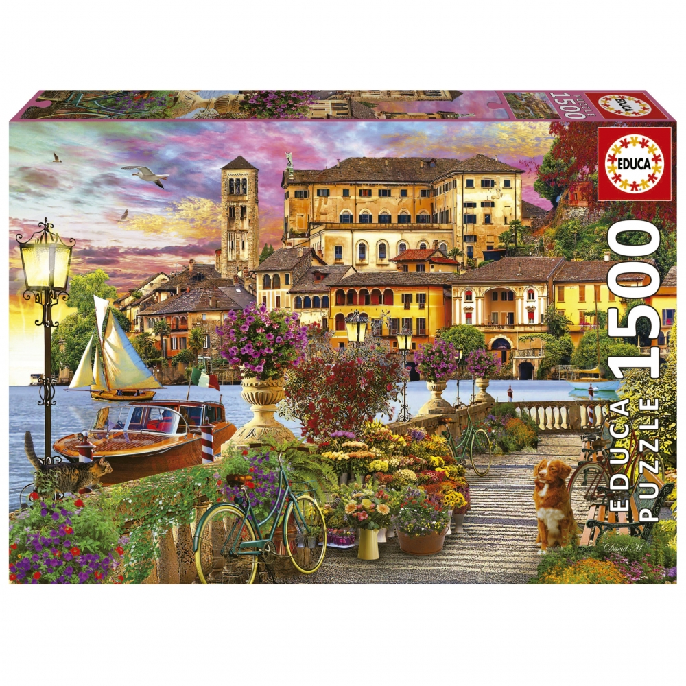 Puzzle, Educa, Italian Alley, 1500 pieces