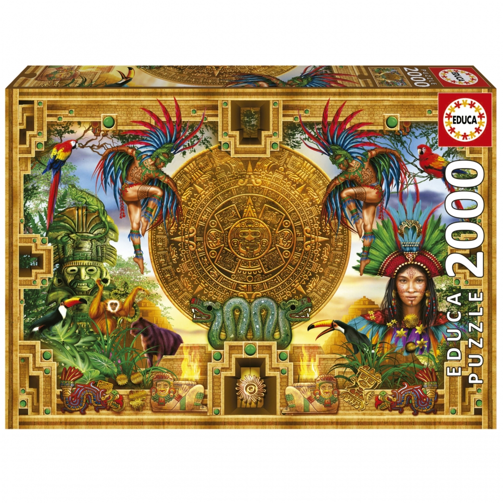Puzzle, Educa, Aztecs and Mayans, 2000 pieces