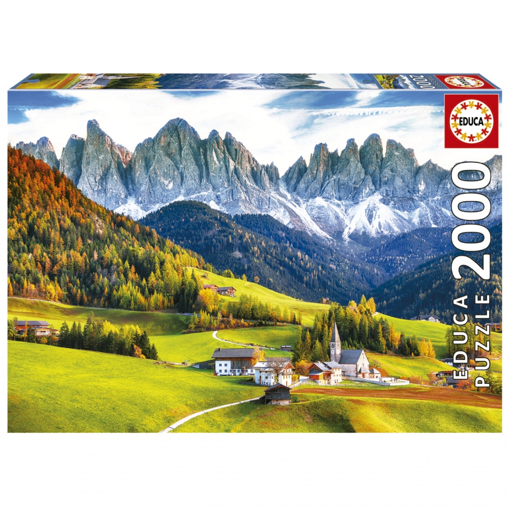 Puzzle, Educa, Autumn in the Dolomites, 2000 pieces