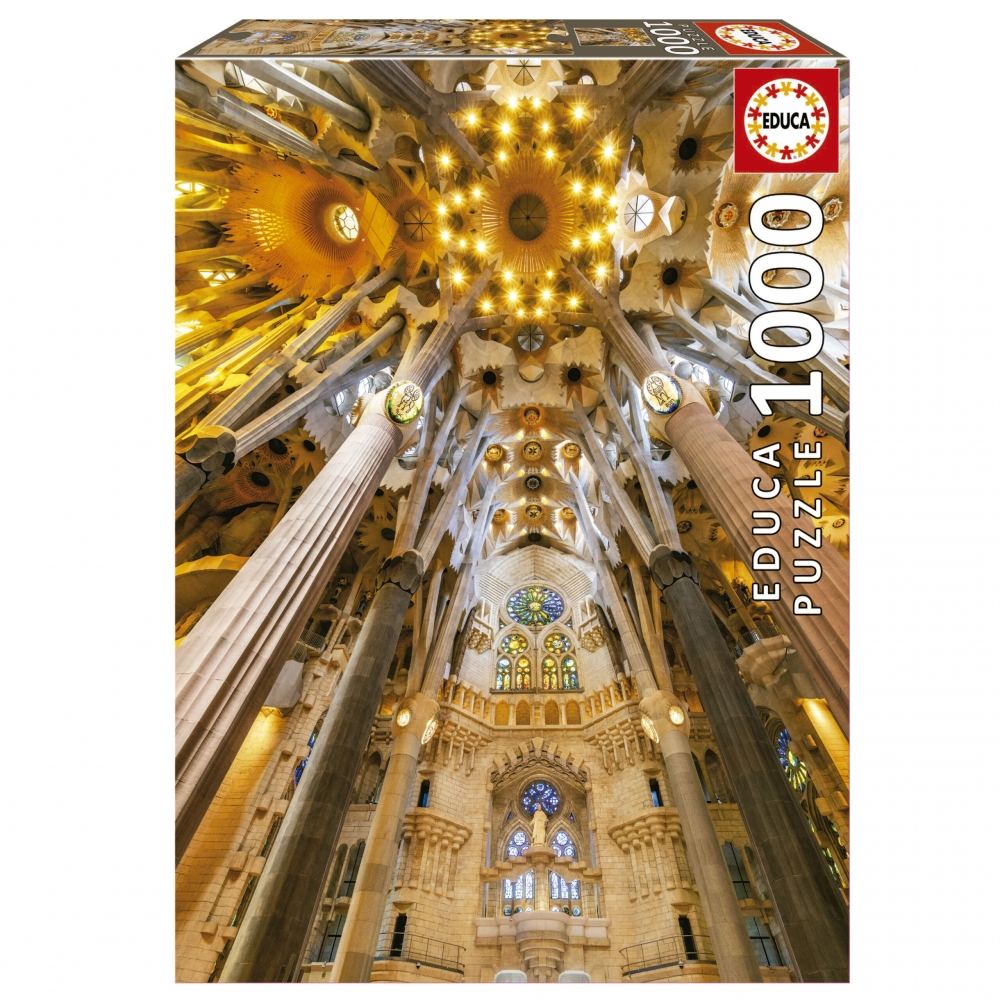 Puzzle, Educa, Sagrada Familia Interior, 1000 pieces