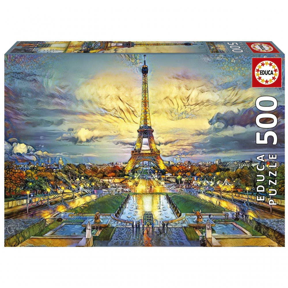 Puzzle, Educa, Eiffel Tower, 500 pieces