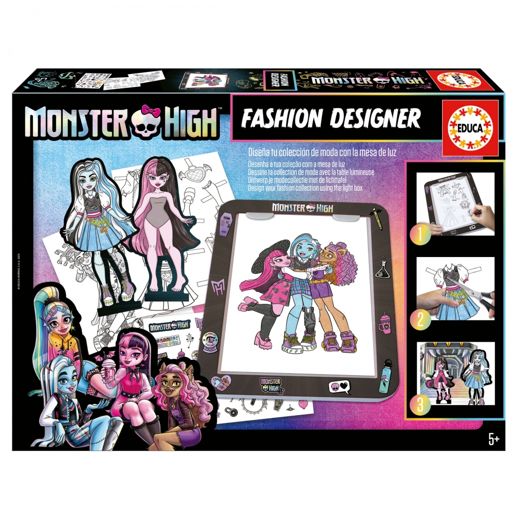 Creative Kit, Educa, Fashion Designer, Monster High