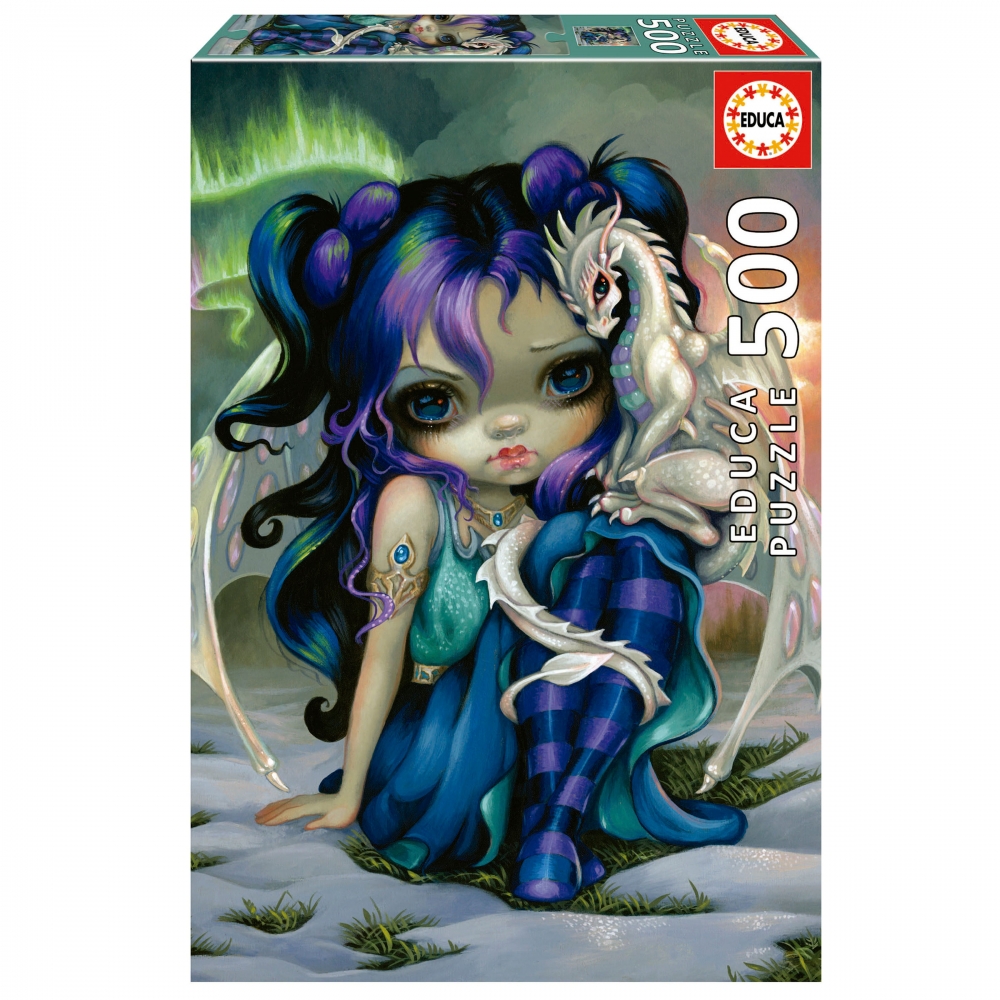 Puzzle, Educa, Ice Dragon, 500 pieces