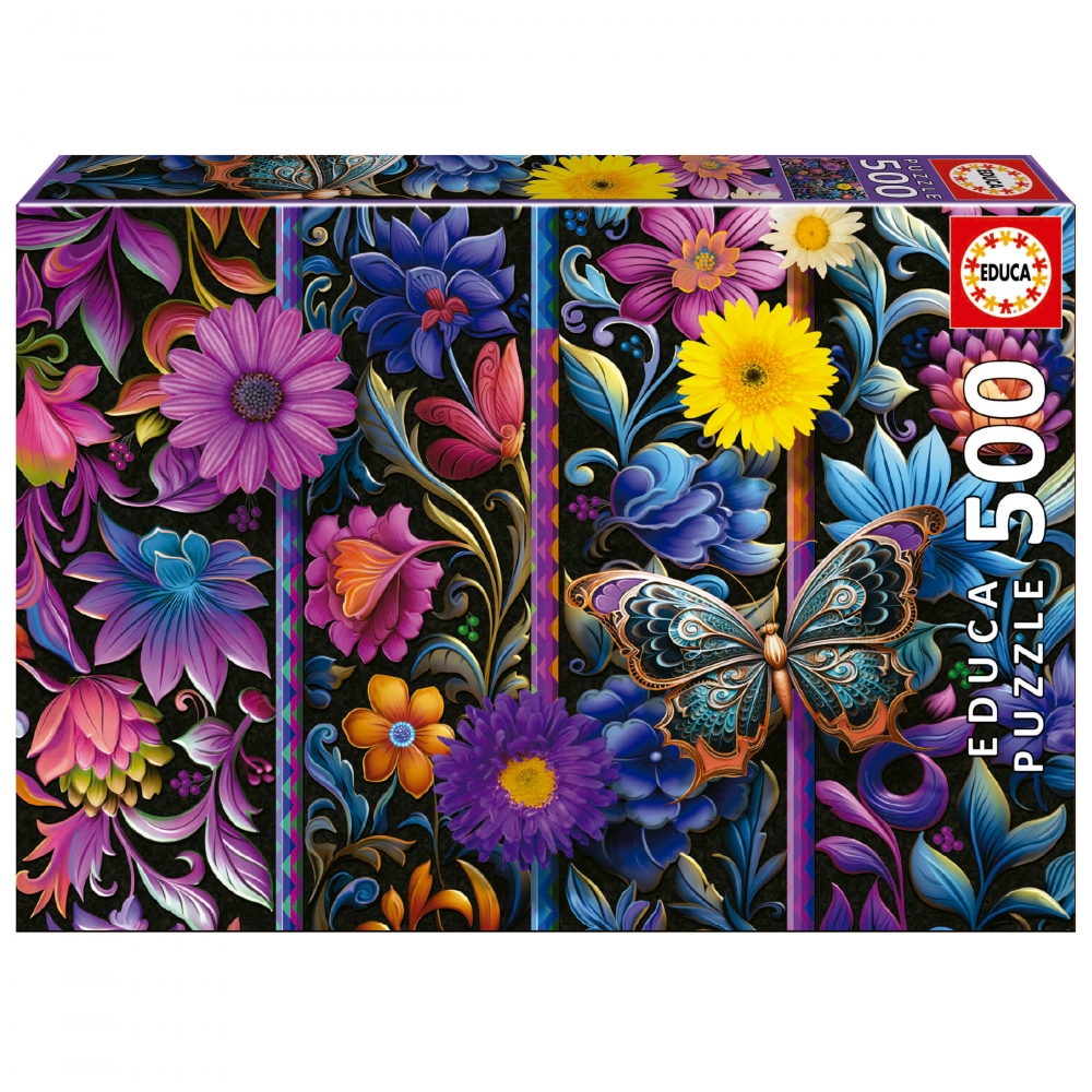Puzzle, Educa, Blooming Flowers, 500 pieces