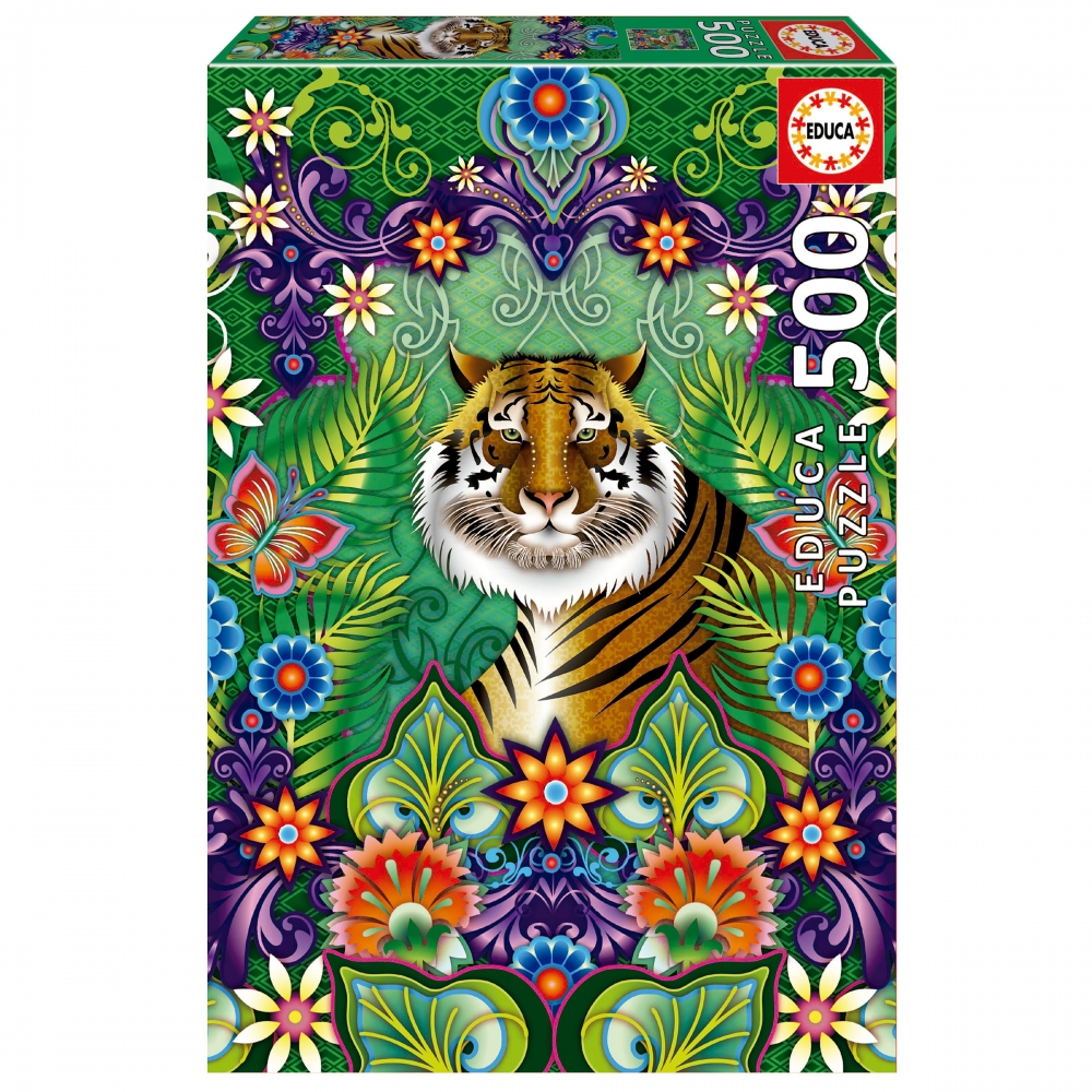 Puzzle, Educa, Bengal Tiger, 500 pieces