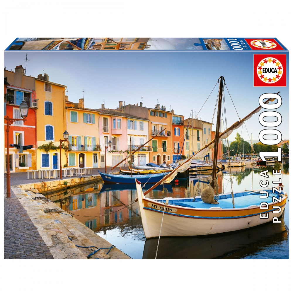 Puzzle, Educa, Port of Martigues, Provence, 1000 pieces