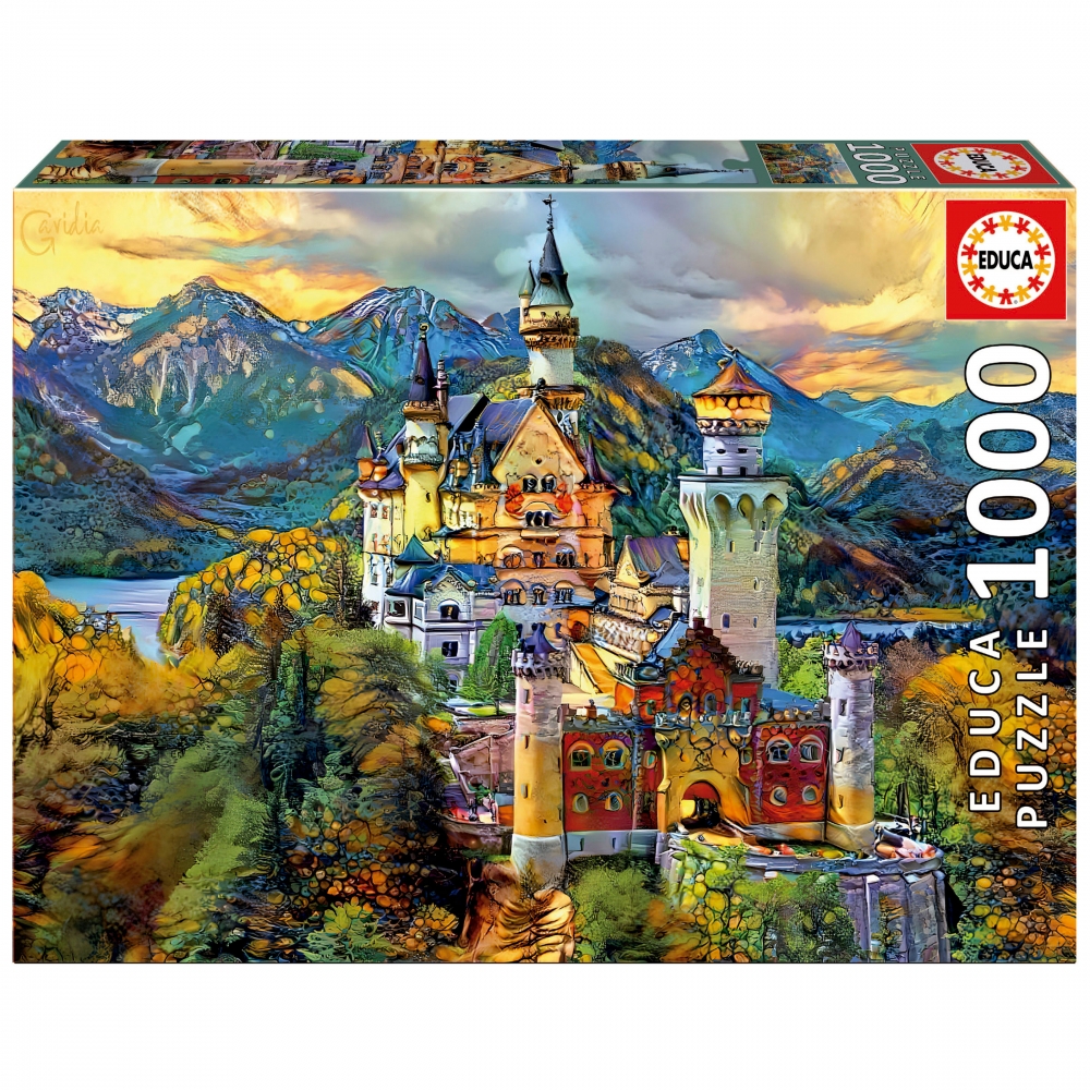Puzzle, Educa, Neuschwanstein Castle, 1000 pieces