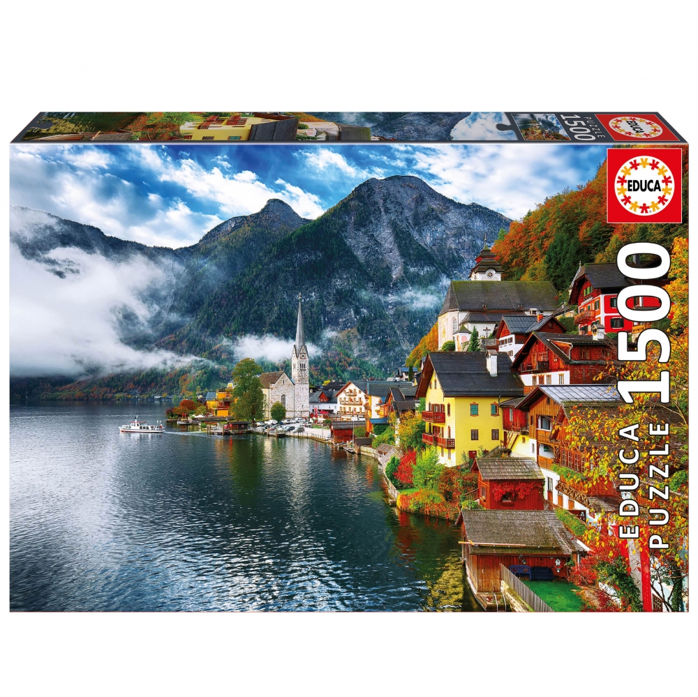 Puzzle, Educa, Hallstatt, Austria, 1500 pieces